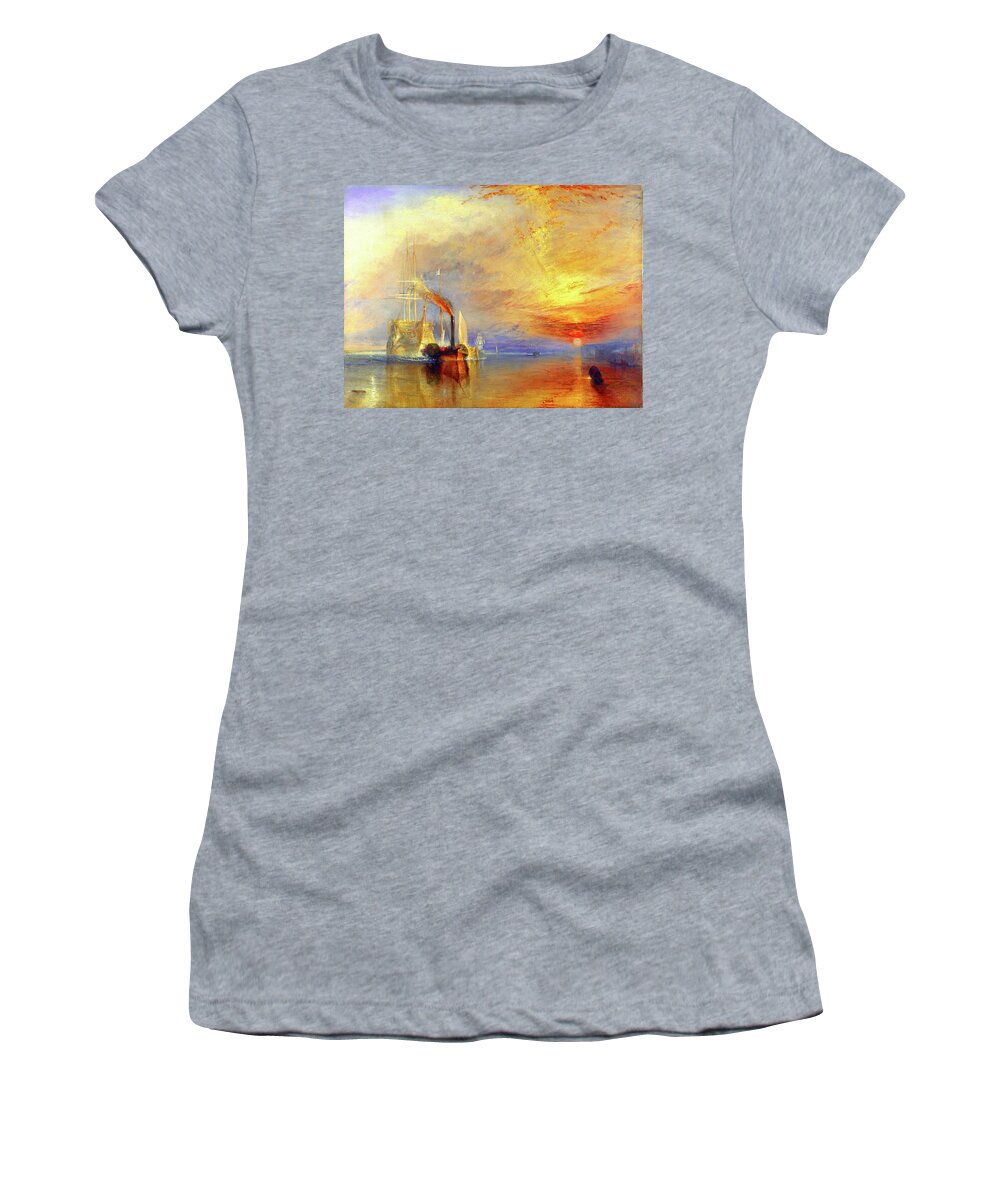 William Turner Women's T-Shirt featuring the painting The Fighting Temeraire #1 by William Turner