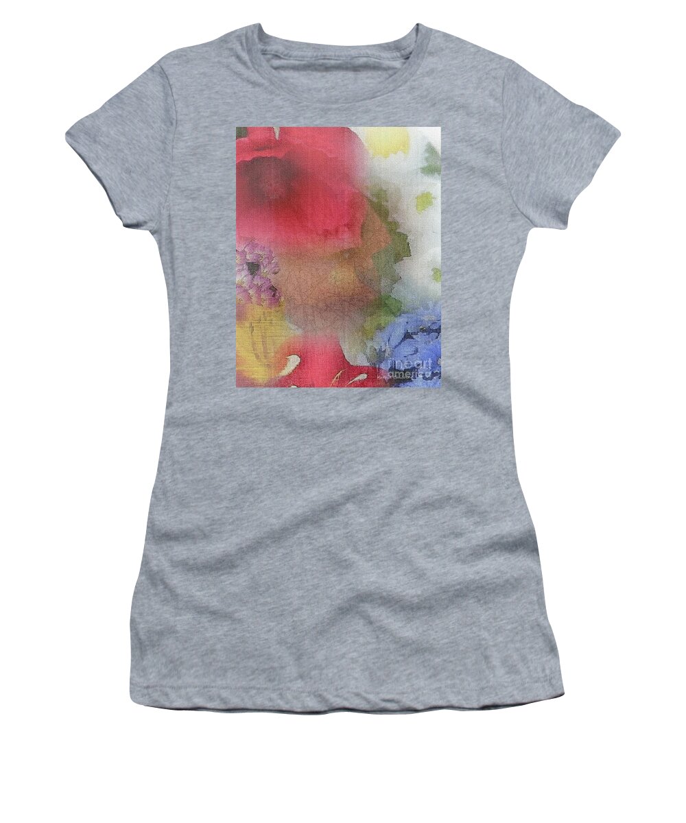 Photography Women's T-Shirt featuring the digital art Thinking of Summer Days by Kathie Chicoine