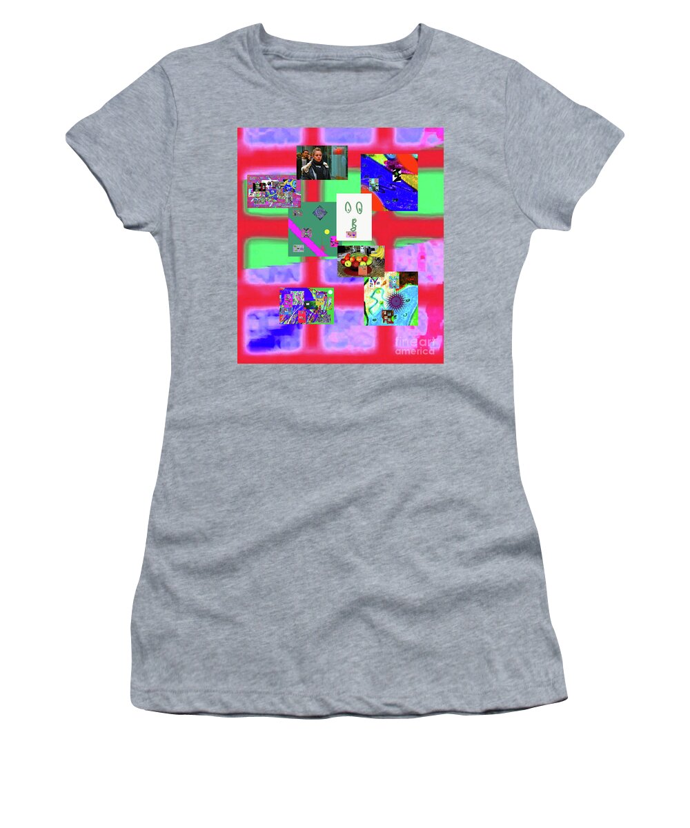 Walter Paul Bebirian: Volord Kingdom Art Collection Grand Gallery Women's T-Shirt featuring the digital art 2-18-2019b by Walter Paul Bebirian