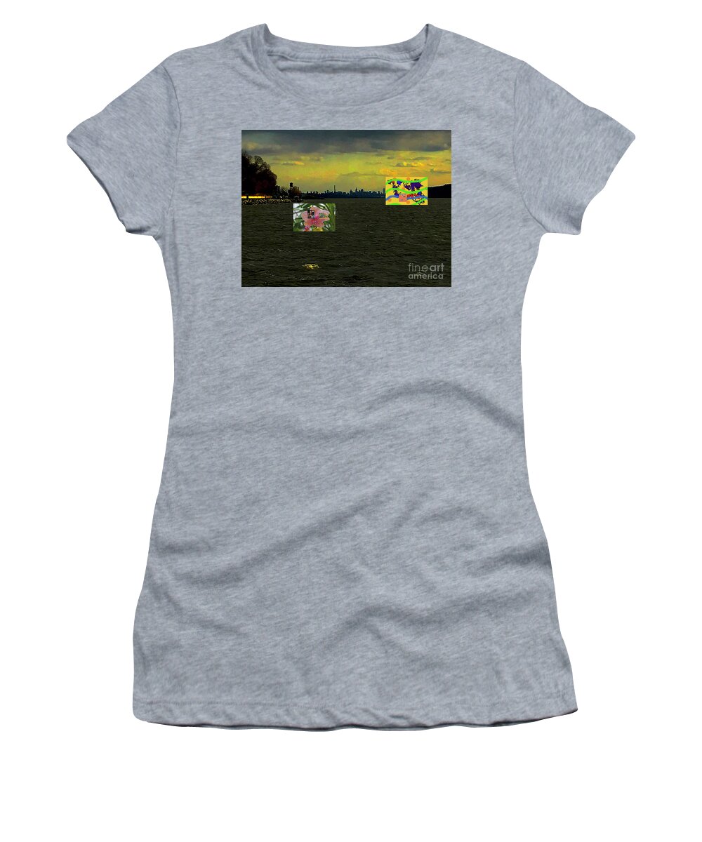 Walter Paul Bebirian: Volord Kingdom Art Collection Grand Gallery Women's T-Shirt featuring the digital art 2-25-2019f by Walter Paul Bebirian