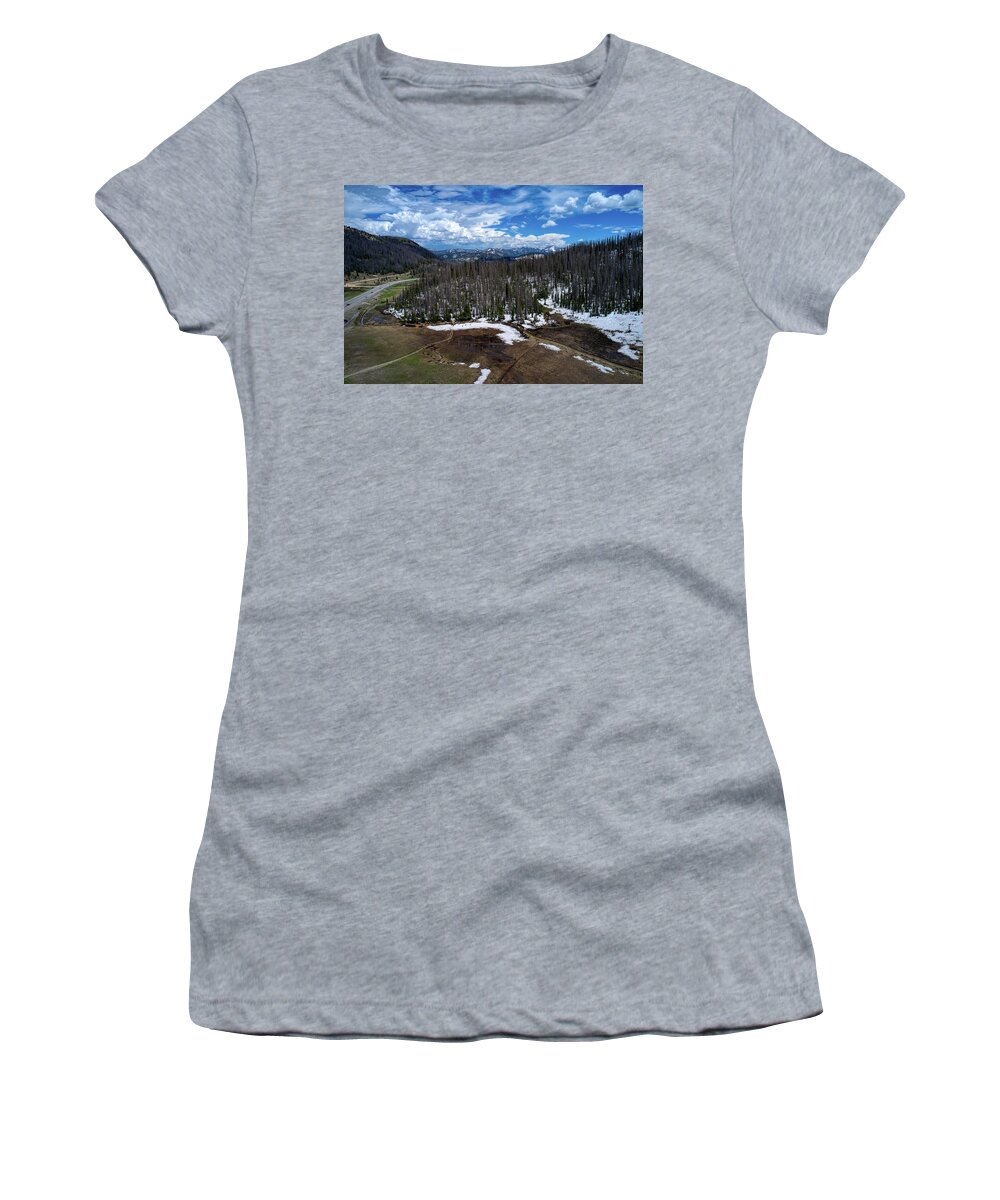 Sunsets Women's T-Shirt featuring the photograph Rio Grande National Forest Area #2 by Anthony Giammarino