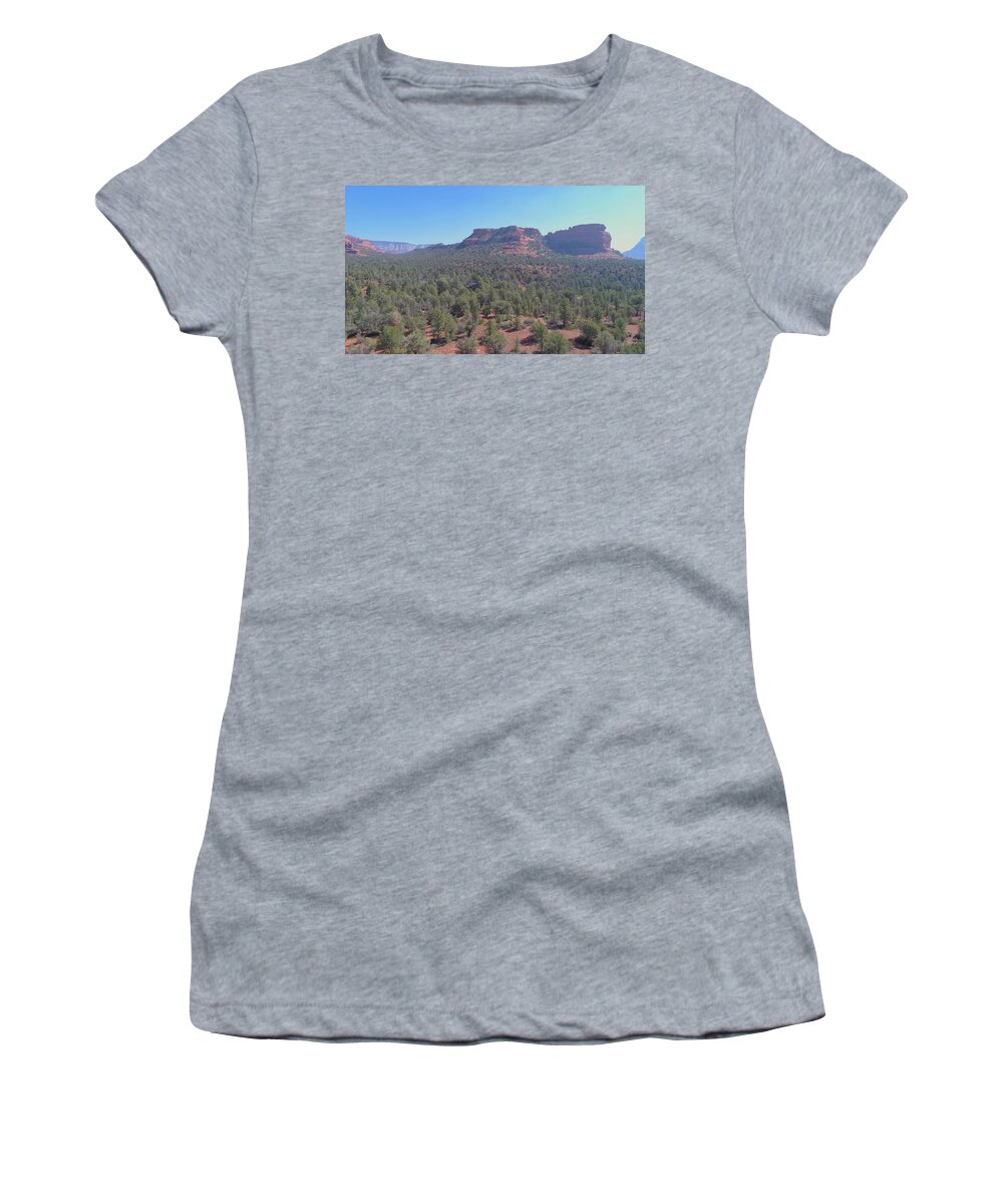 Sedona Women's T-Shirt featuring the photograph S E D O N A #2 by Anthony Giammarino