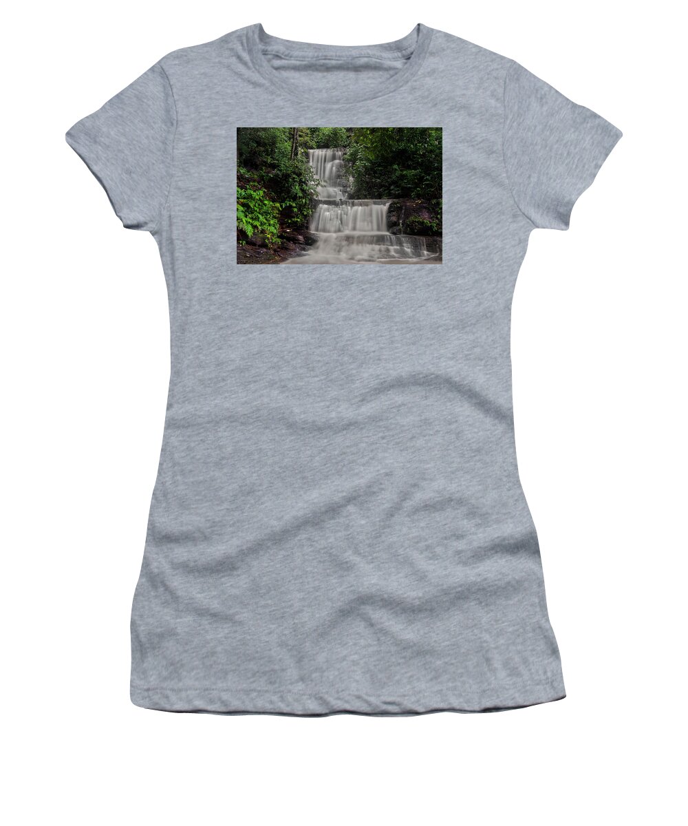 Water Women's T-Shirt featuring the photograph Waterfall #1 by Irman Andriana