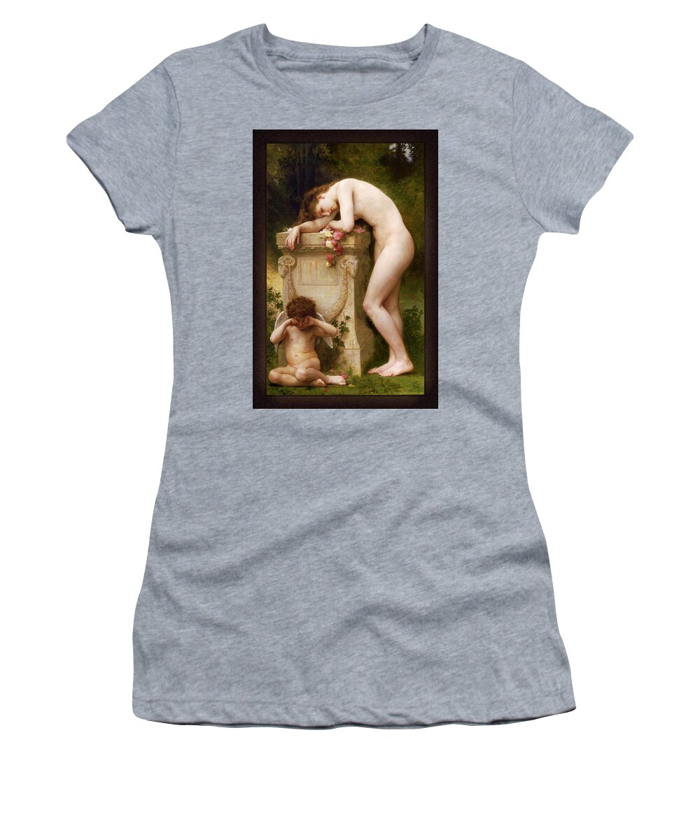 Elegy Women's T-Shirt featuring the painting Elegy by Rolando Burbon