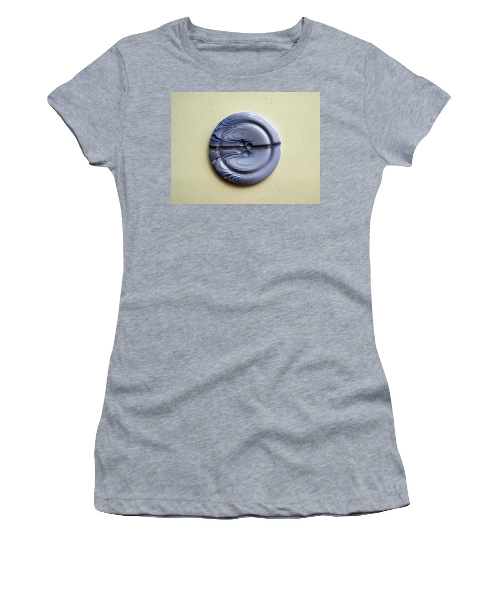 Buttons Women's T-Shirt featuring the photograph Buttons in different compositions and sizes by Oleg Prokopenko