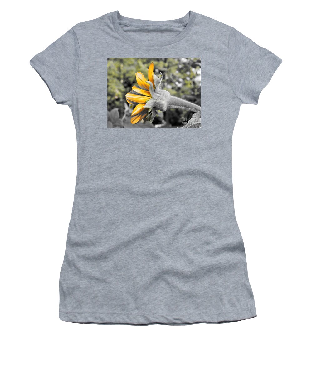 Yellow Women's T-Shirt featuring the photograph A Pop of Yellow by Chad and Stacey Hall