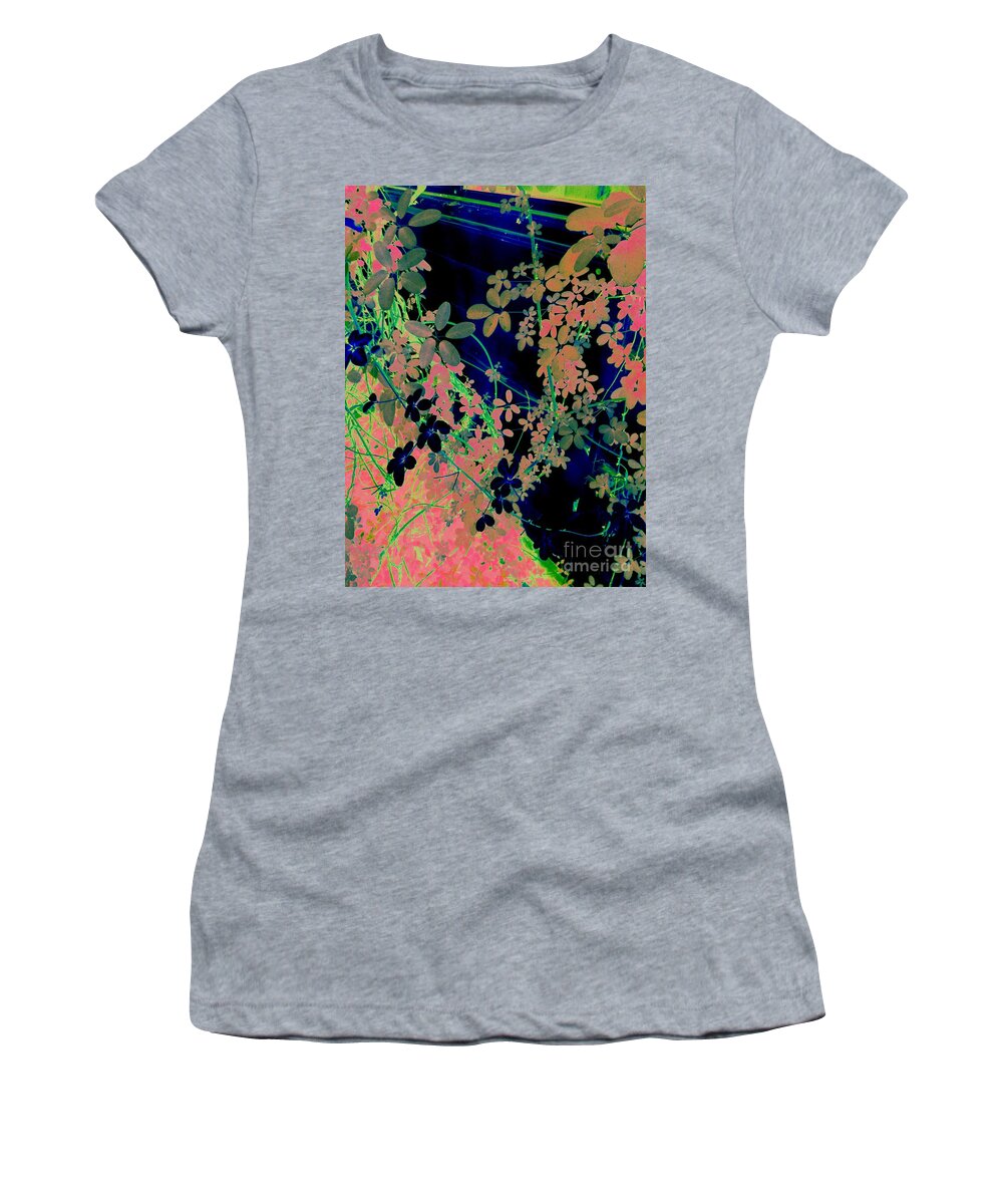 Digital Art Women's T-Shirt featuring the digital art A Splash of Color by Nancy Kane Chapman