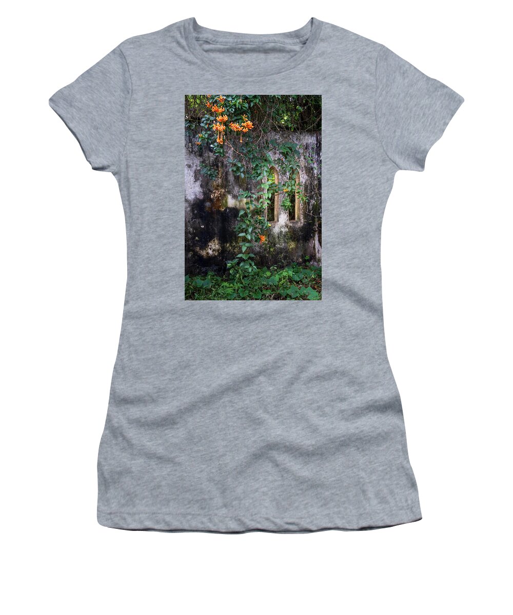 Architecture Women's T-Shirt featuring the photograph Abandoned Polo Club Africa by Mary Lee Dereske