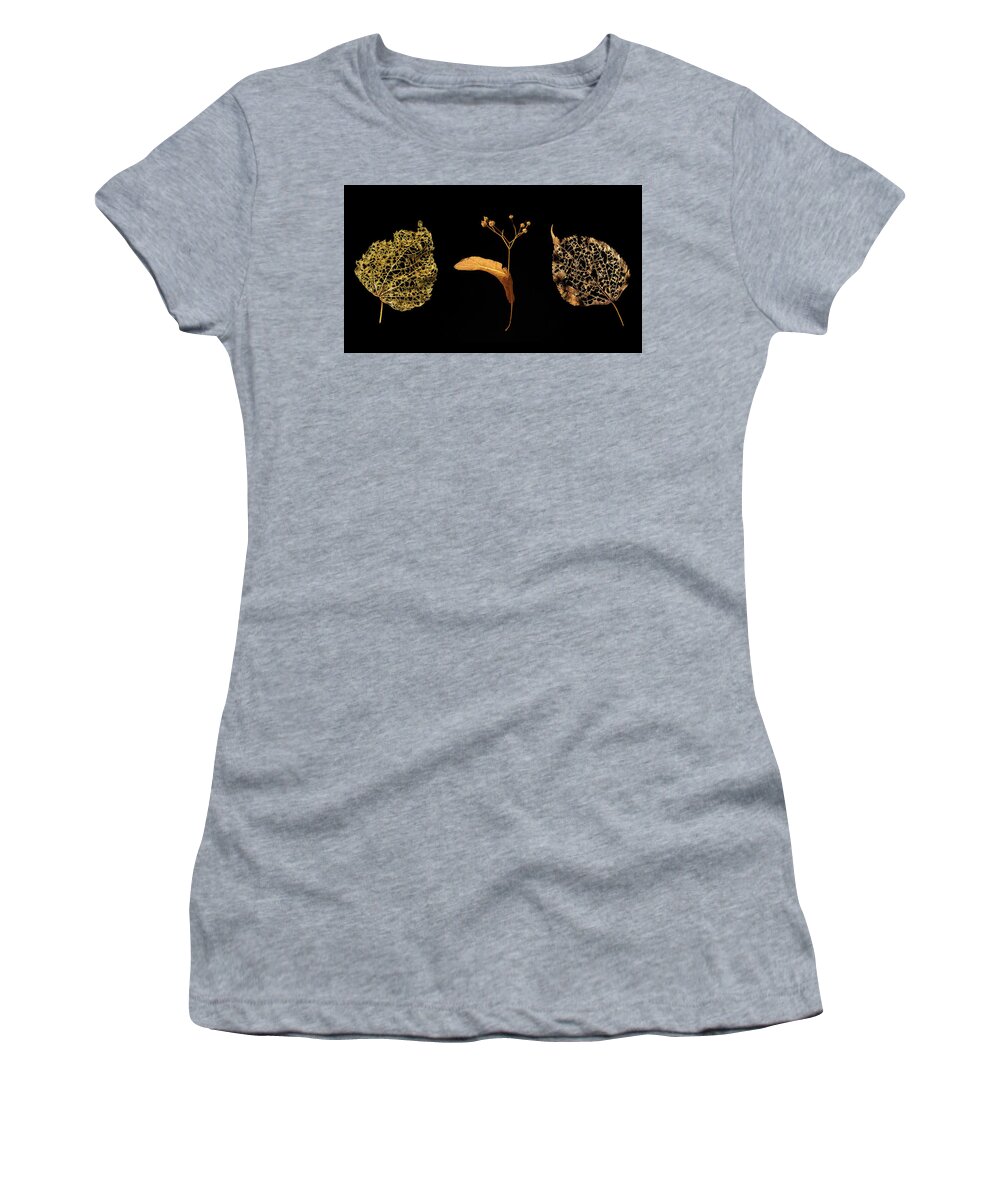 Still Life Women's T-Shirt featuring the photograph Aged Beauties by Ira Marcus