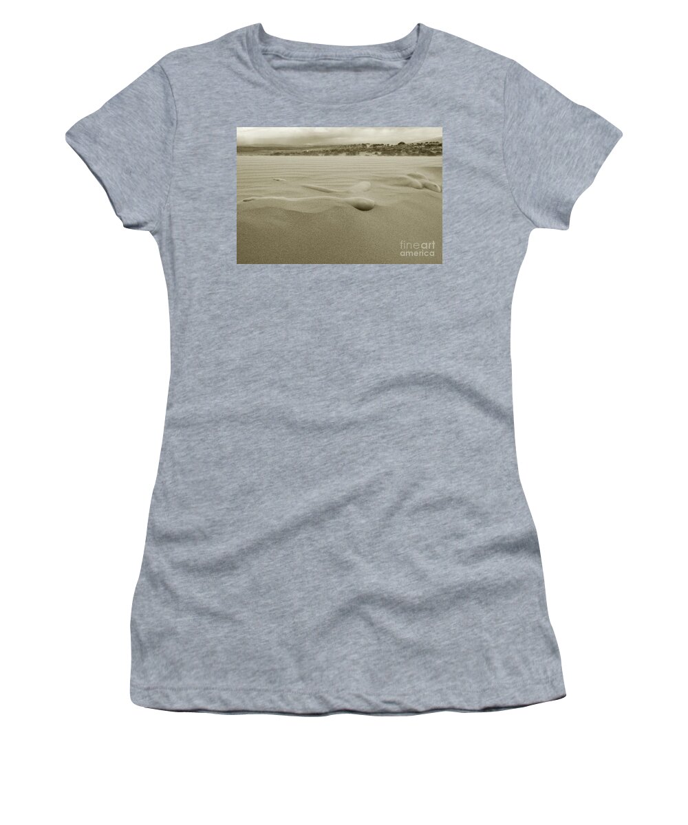Sand Dunes Women's T-Shirt featuring the photograph Almost There by Robert WK Clark