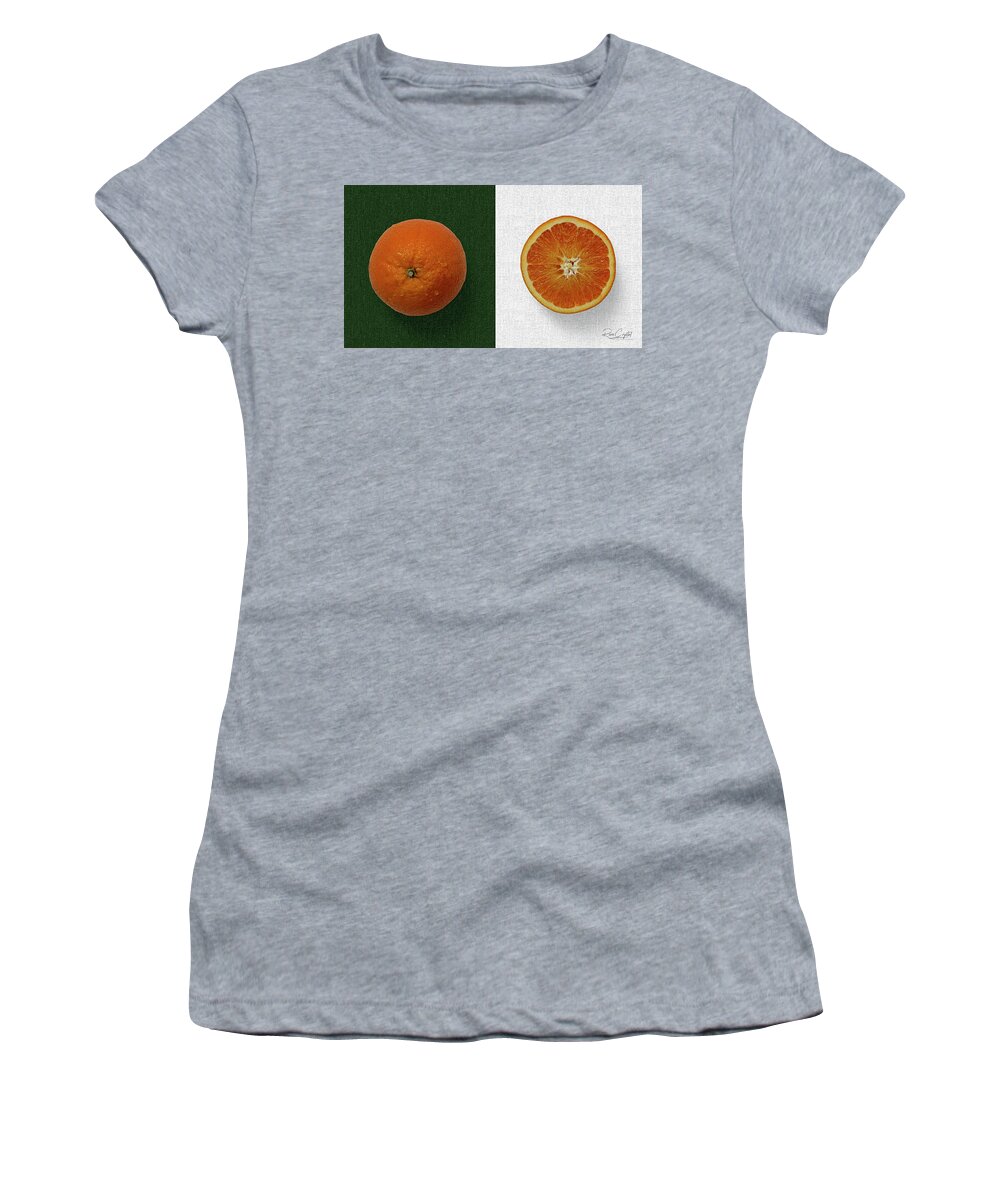 Oranges Women's T-Shirt featuring the photograph Always Remember Where You Come From by Rene Crystal