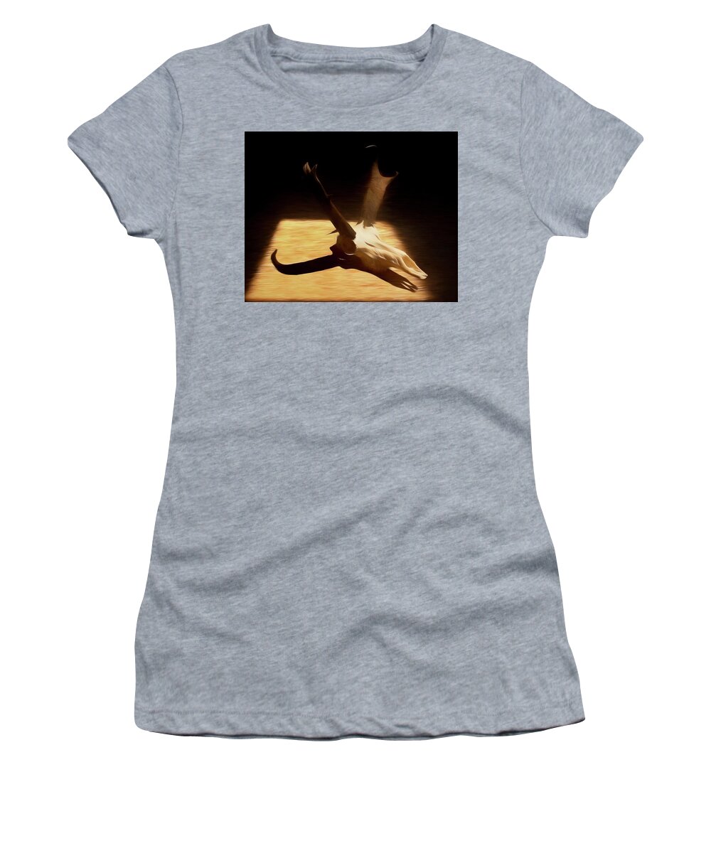Kansas Women's T-Shirt featuring the photograph Antelope 004 by Rob Graham