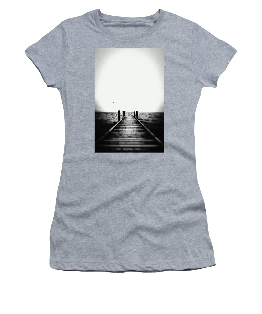 Approaching The End Women's T-Shirt featuring the photograph Approaching the End by Susan Maxwell Schmidt