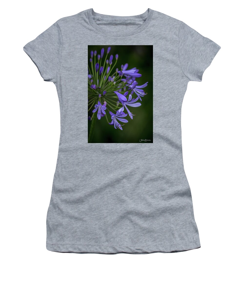 Flower Women's T-Shirt featuring the photograph Artistic Blooms by Aaron Burrows