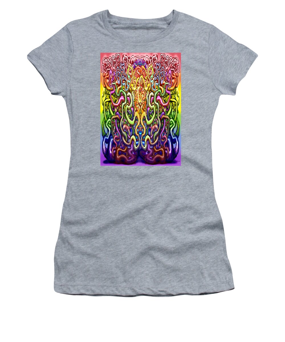 Transition Women's T-Shirt featuring the digital art Transition by Kevin Middleton