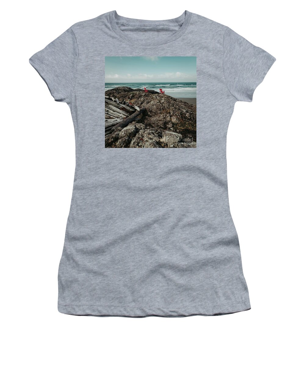 Tofino Women's T-Shirt featuring the photograph Beach Retreat by Alanna DPhoto