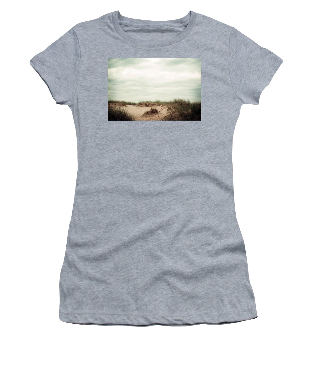 Sand Dunes Women's T-Shirt featuring the photograph Beaches by Michelle Wermuth