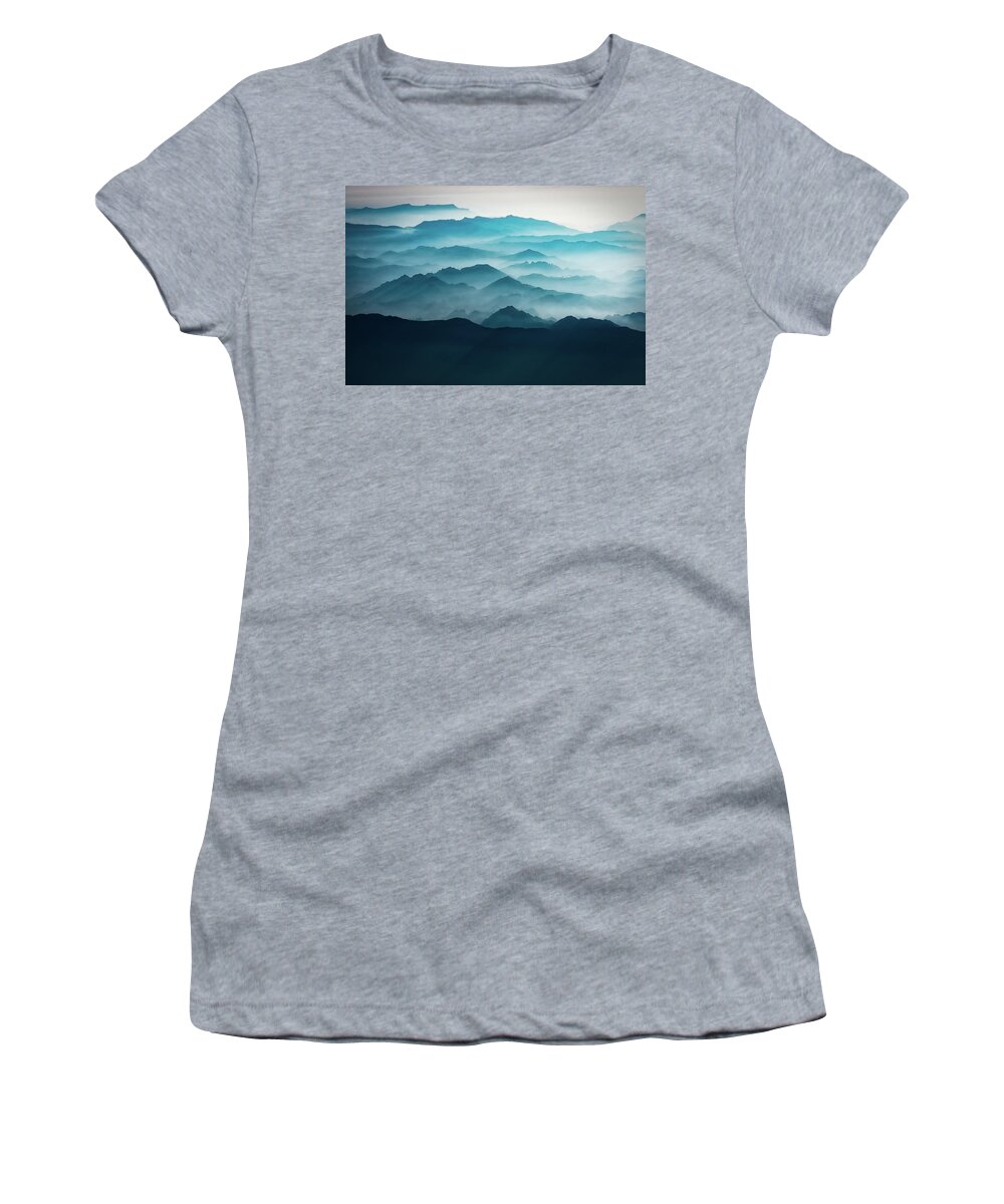 Landscape Women's T-Shirt featuring the photograph Beautiful Escape by Philippe Sainte-Laudy