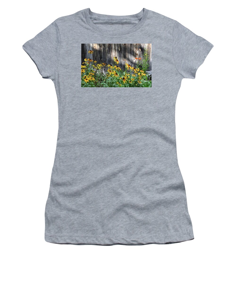 Yooper Women's T-Shirt featuring the photograph Black-Eyed Susans, Michigan Upper Peninsula by Ron Long