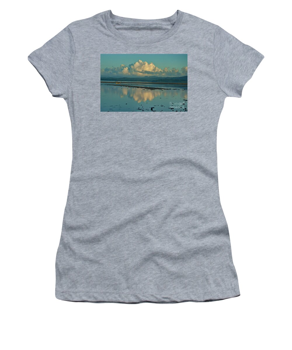 Sea Women's T-Shirt featuring the photograph Blue kensho morning by Yavor Mihaylov