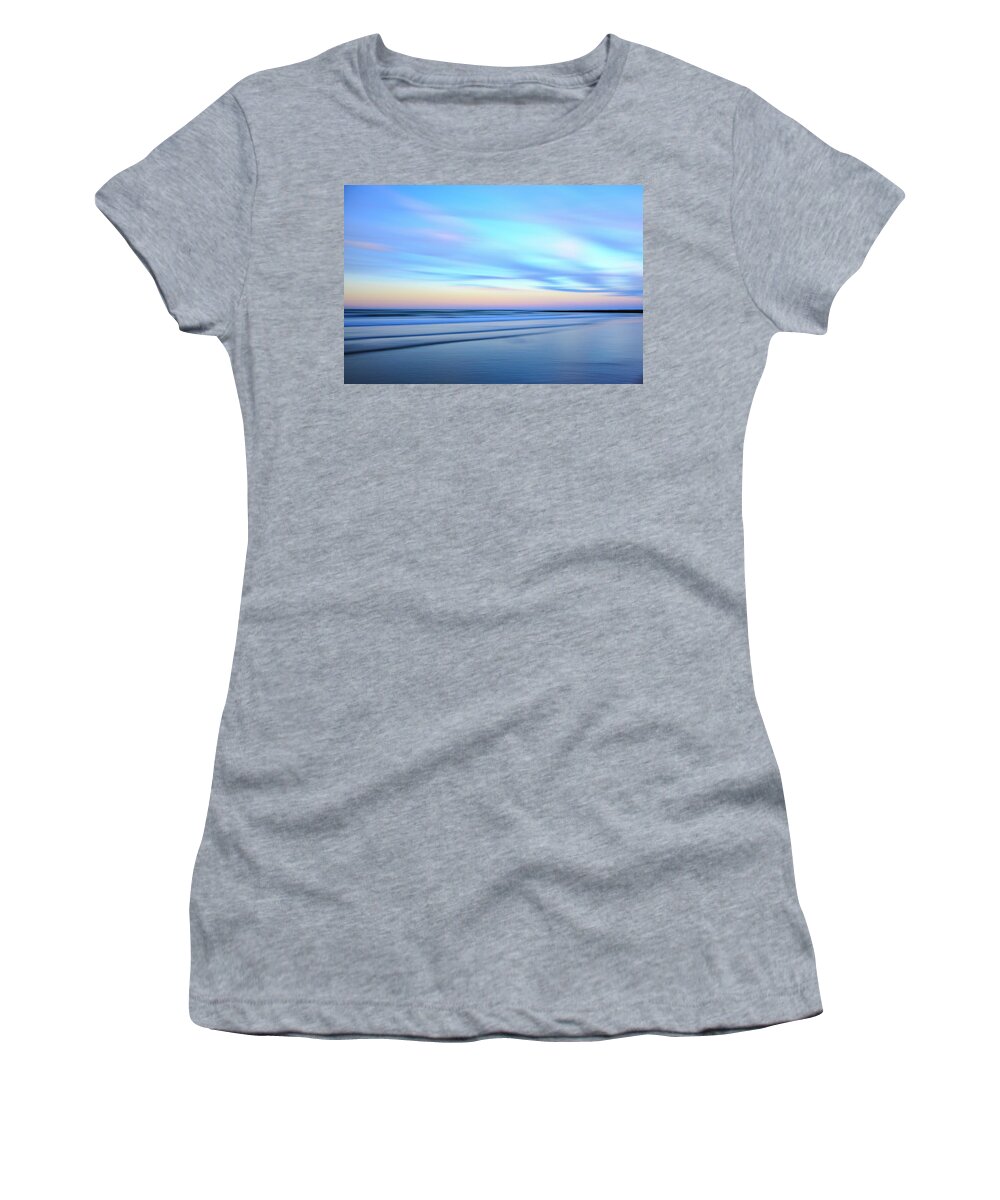 Scituate Women's T-Shirt featuring the photograph Blue Peace by Ann-Marie Rollo