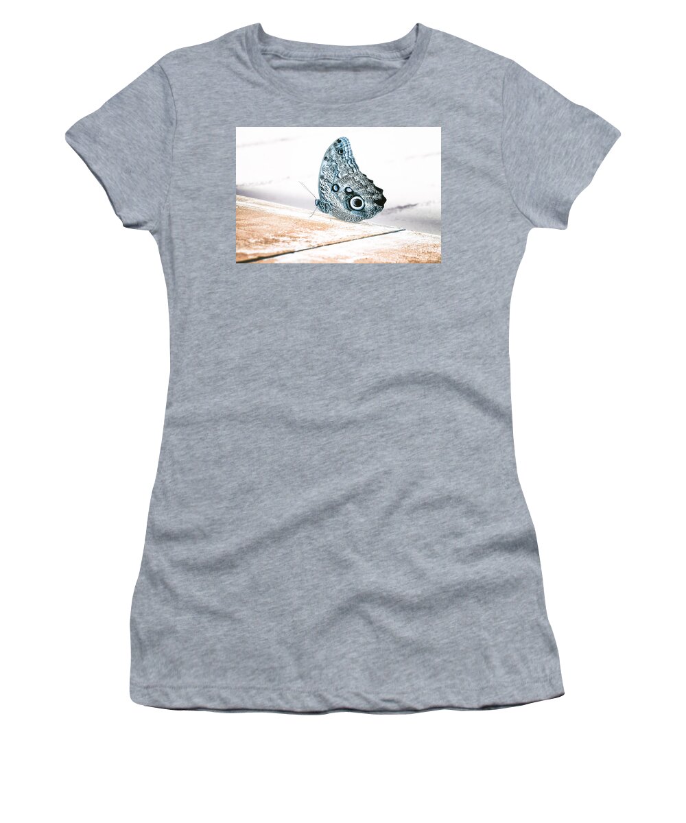 Spirit Women's T-Shirt featuring the photograph Blue Song by Jaroslav Buna