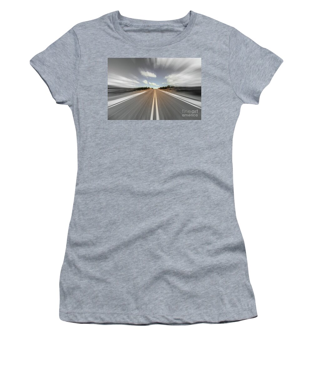 Gila National Forest Women's T-Shirt featuring the photograph Blurry Time in New Mexico by Raul Rodriguez