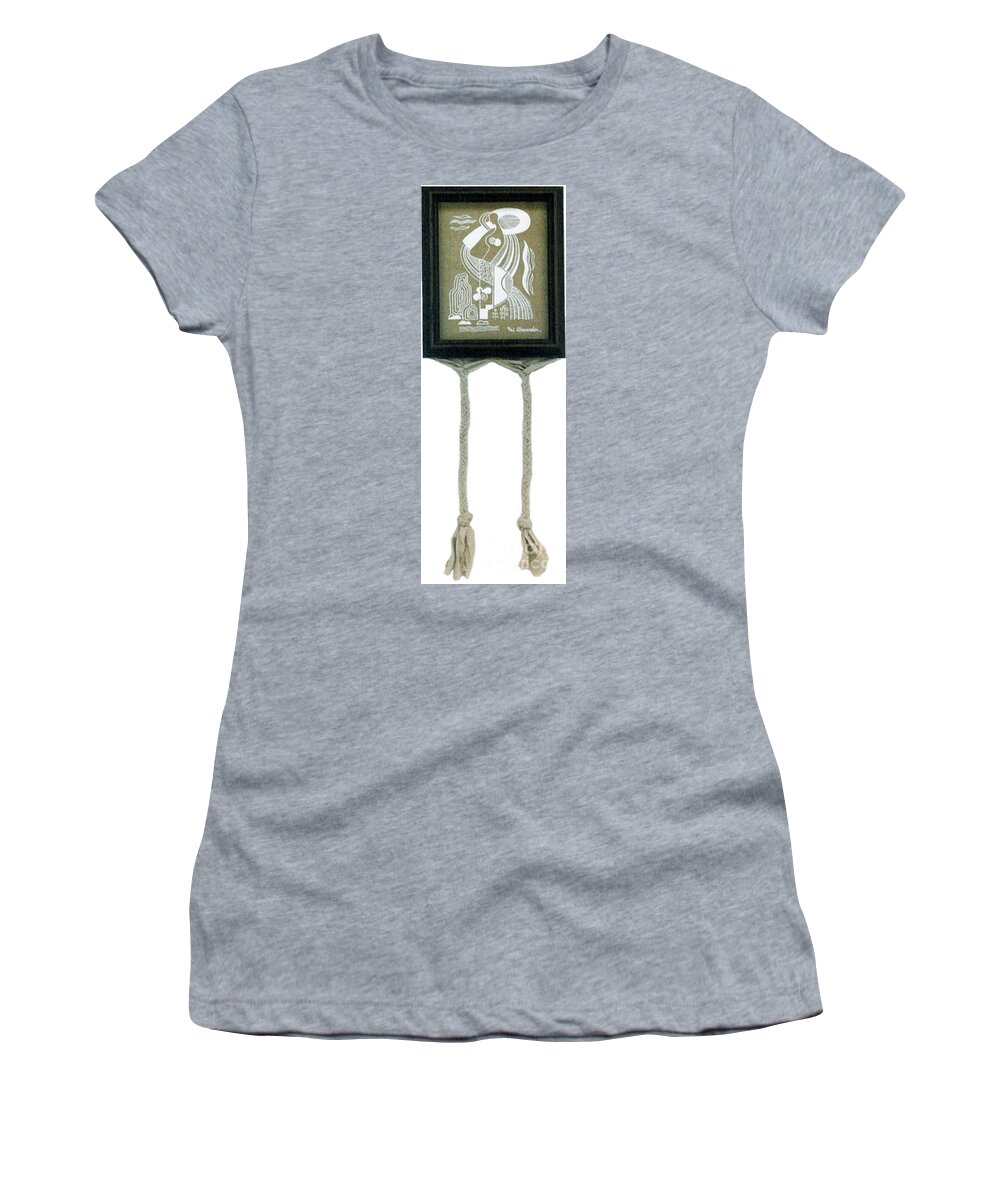 Surrealism Women's T-Shirt featuring the painting Breeze by Fei A