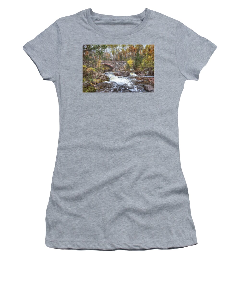 Bridge Women's T-Shirt featuring the photograph Bridge 7 on Seven Bridges Road by Susan Rissi Tregoning