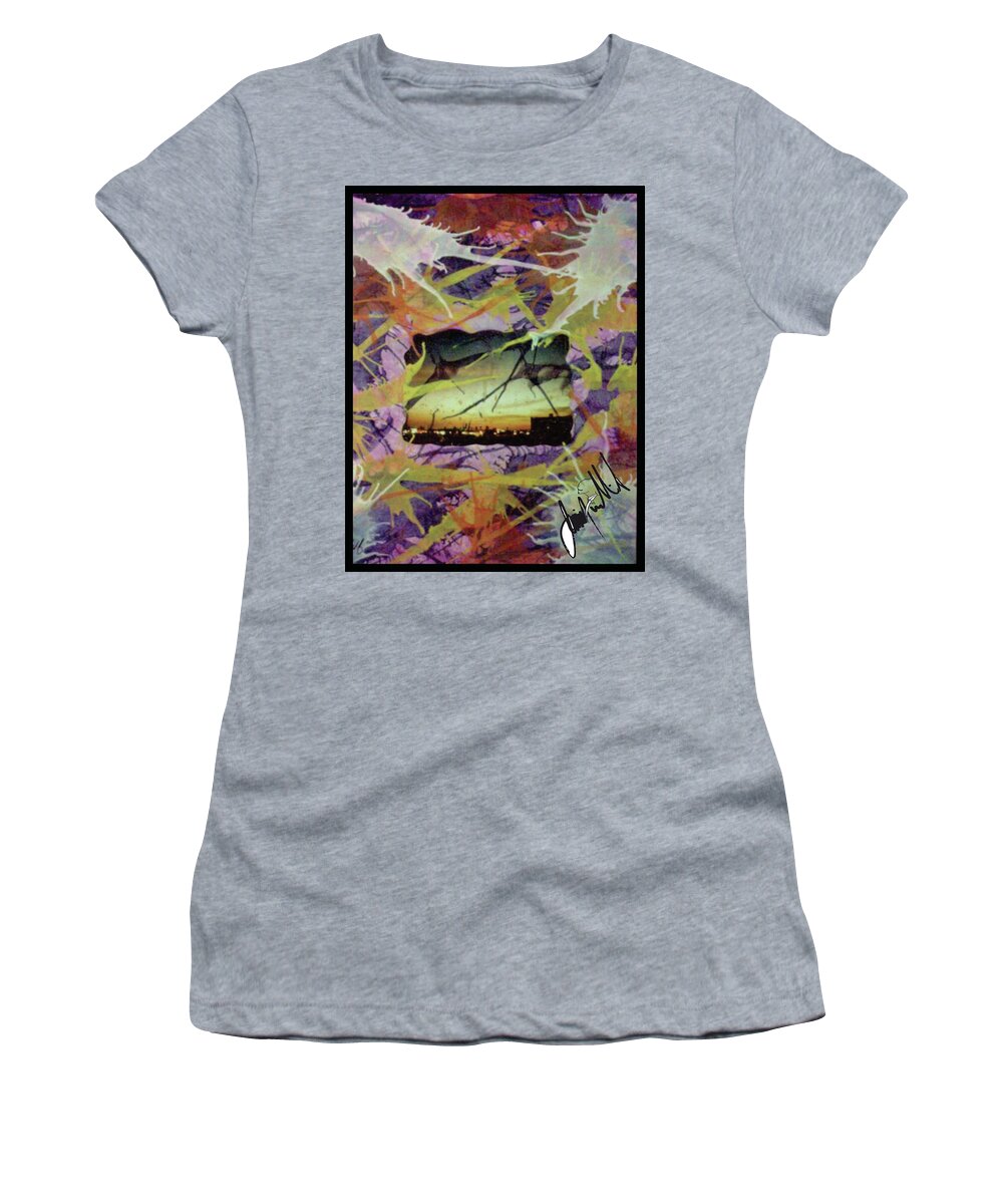  Women's T-Shirt featuring the digital art Cabrini by Jimmy Williams