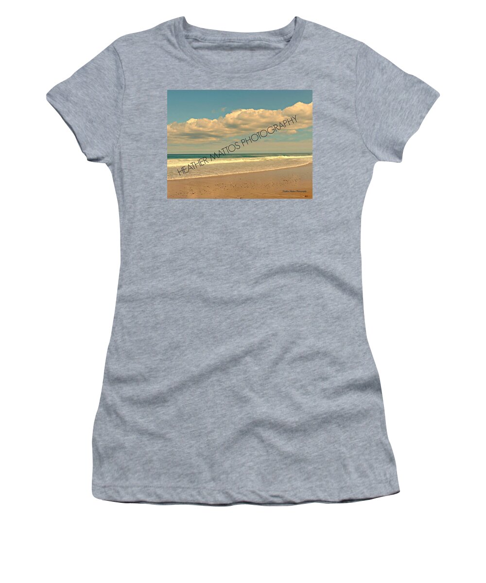 Cape Cod Women's T-Shirt featuring the photograph Cape Cod National Seashore by Heather M Photography