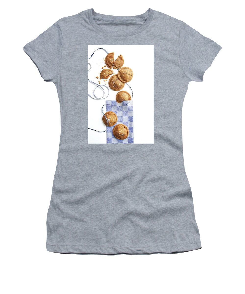 Food Women's T-Shirt featuring the photograph Caramel snickerdoodles by Cuisine at Home