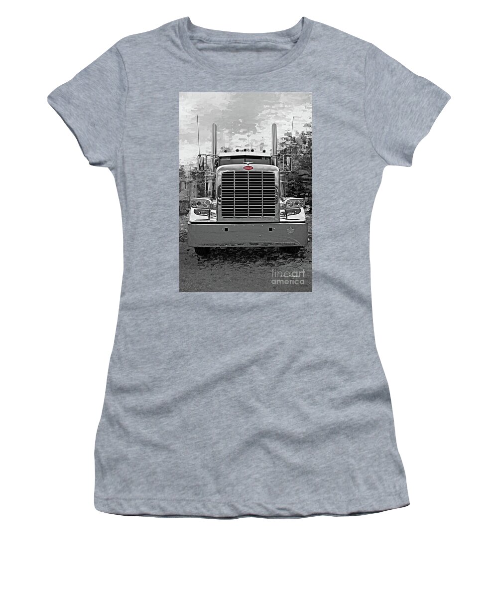 Big Rigs Women's T-Shirt featuring the photograph Catr0001-18 by Randy Harris