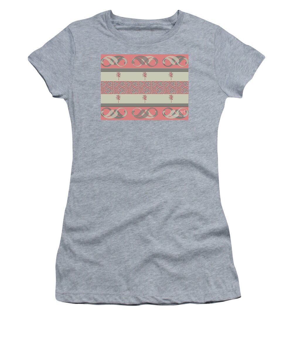 Cheery Women's T-Shirt featuring the photograph Cheery Coral Pink by Rockin Docks Deluxephotos