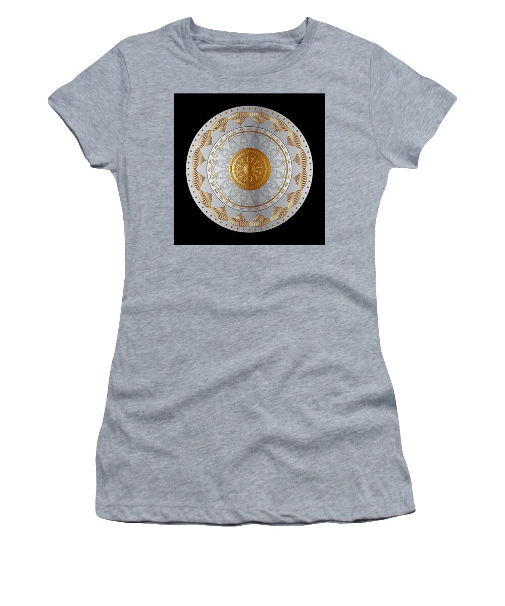 Mandala Women's T-Shirt featuring the digital art Circumplexical No 3496 by Alan Bennington