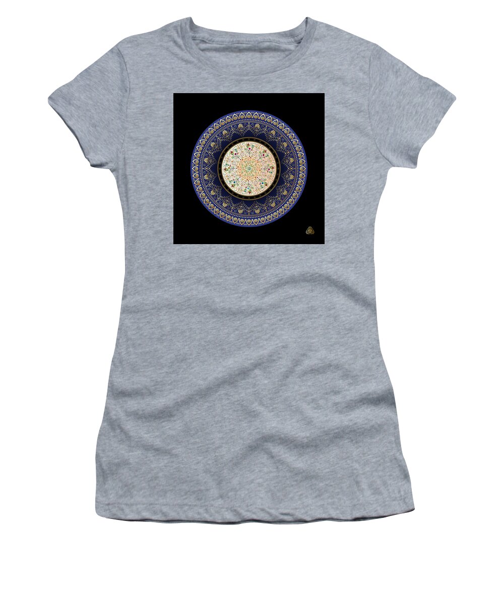 Mandala Women's T-Shirt featuring the digital art Circumplexical No 3957 by Alan Bennington