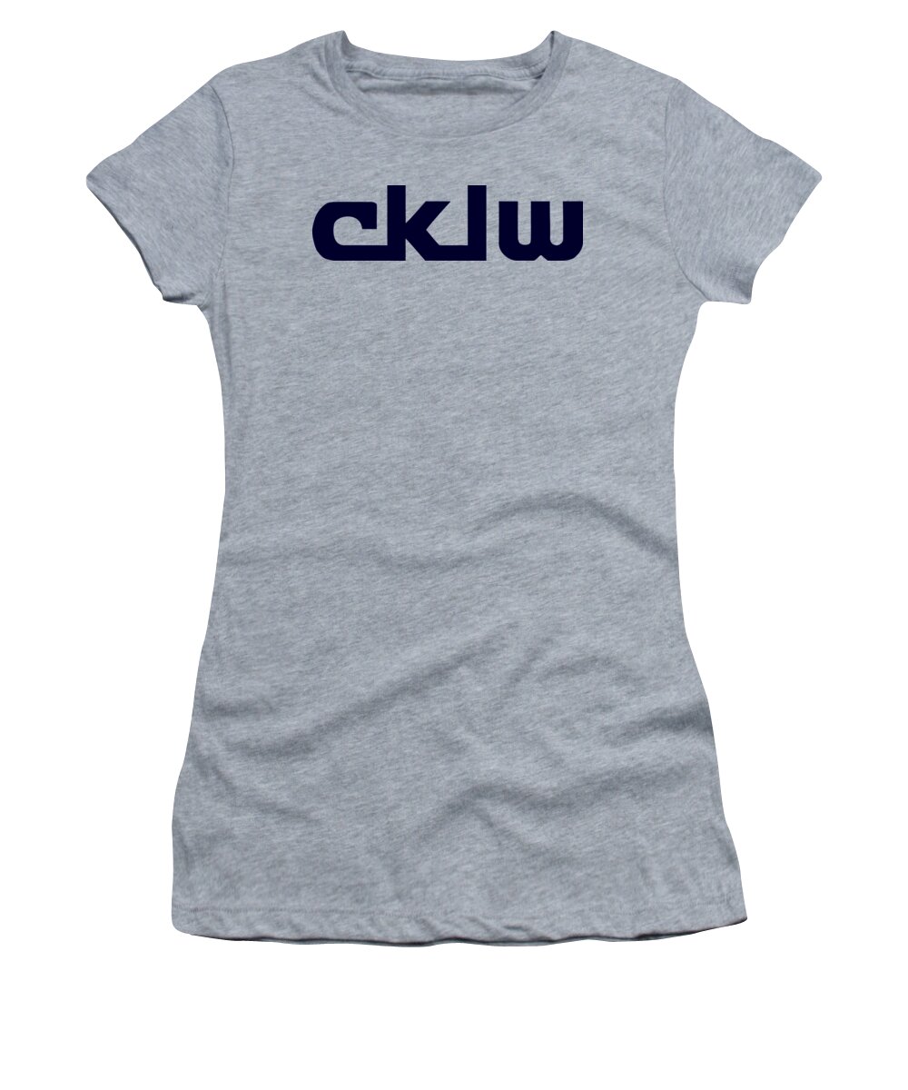 Cklw Women's T-Shirt featuring the digital art CKLW Mid-70's Logo by Thomas Leparskas