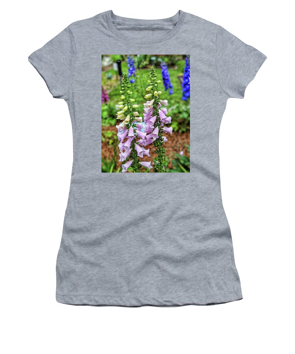 Flowers Women's T-Shirt featuring the photograph Cocklebells by Portia Olaughlin