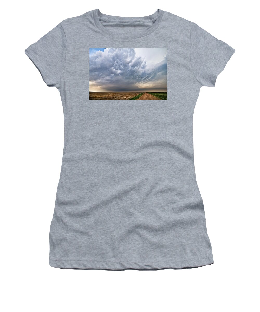 Colorado Women's T-Shirt featuring the photograph Colorado Supercell by Ryan Crouse