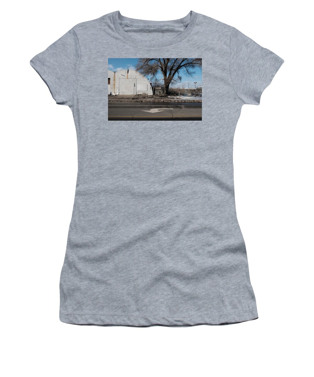 City Women's T-Shirt featuring the photograph Come Curves by Kreddible Trout