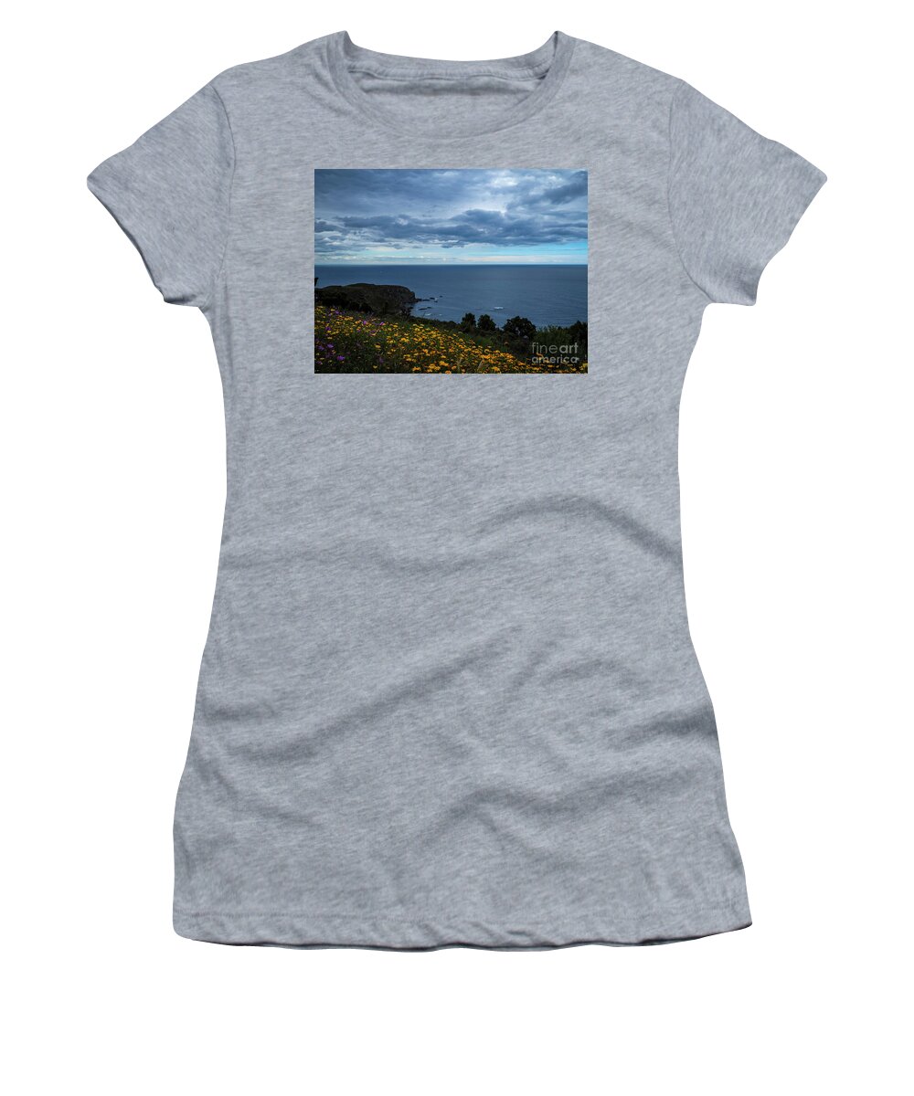 Costa Brava Women's T-Shirt featuring the photograph Costa Brava by Mary Capriole