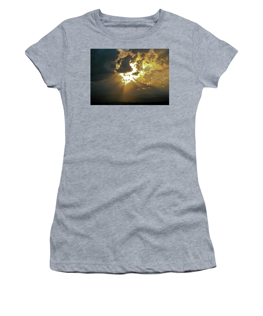 Clouds Women's T-Shirt featuring the photograph Couds #2 by Neil Pankler