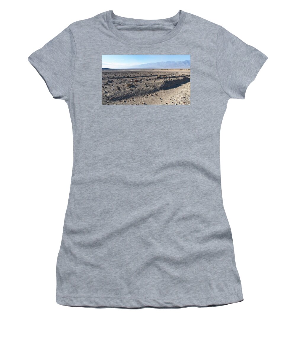 Landscape Women's T-Shirt featuring the photograph Death Valley Floor by Allan Van Gasbeck