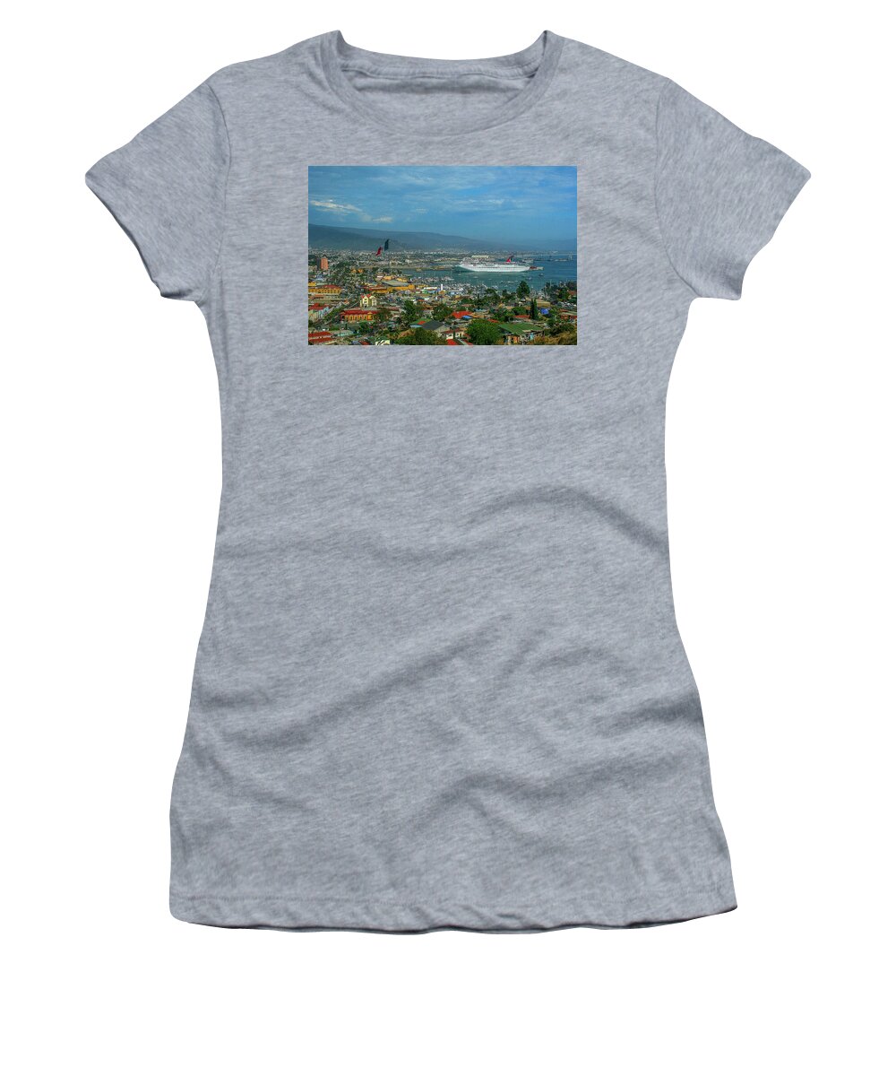 Mexico Women's T-Shirt featuring the photograph Ensenada Bay, Baja California by Robert McKinstry