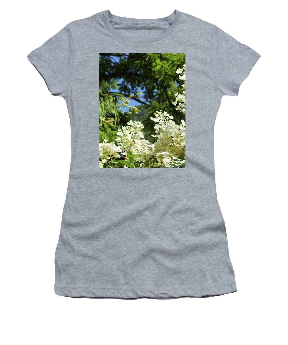 Floral Portal Women's T-Shirt featuring the photograph Floral Portal by Kathy Chism