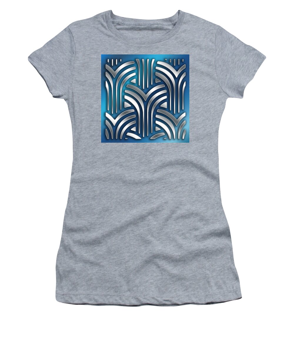 Staley Women's T-Shirt featuring the digital art Frank Lloyd Wright Design 4 by Chuck Staley