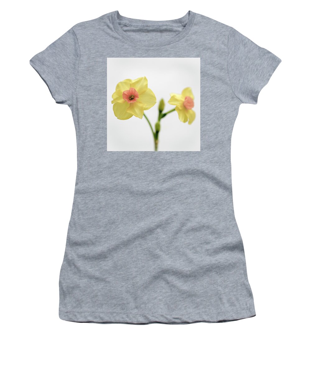 Daffodil Women's T-Shirt featuring the photograph Fresh by Caitlyn Grasso