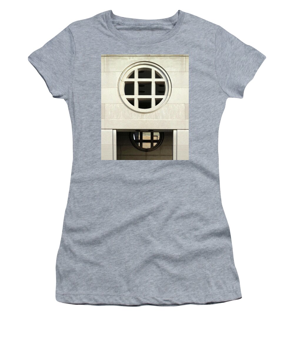 Abstract Architecture Women's T-Shirt featuring the photograph Geometric Architecture by Ginger Repke