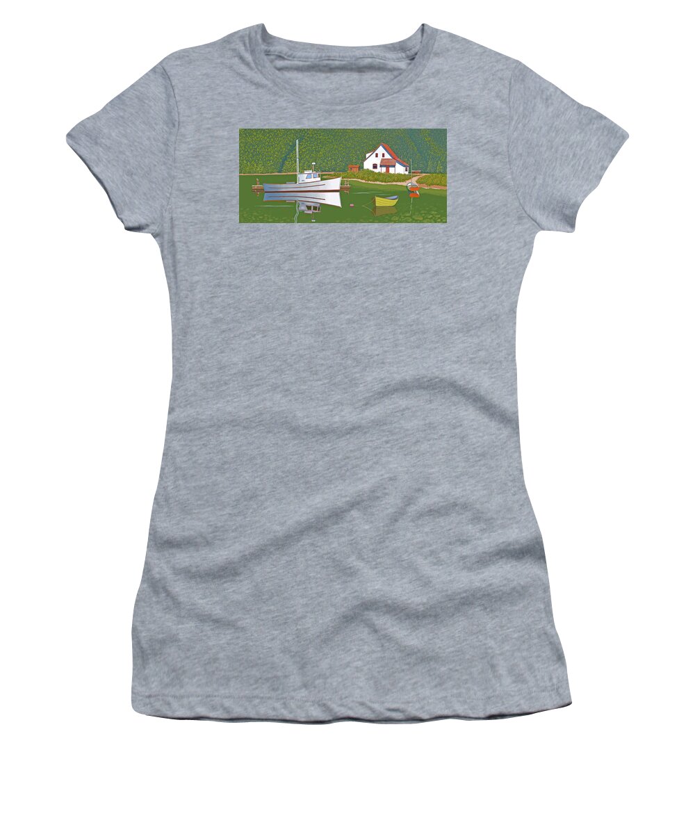  Women's T-Shirt featuring the digital art ghg by Gary Giacomelli