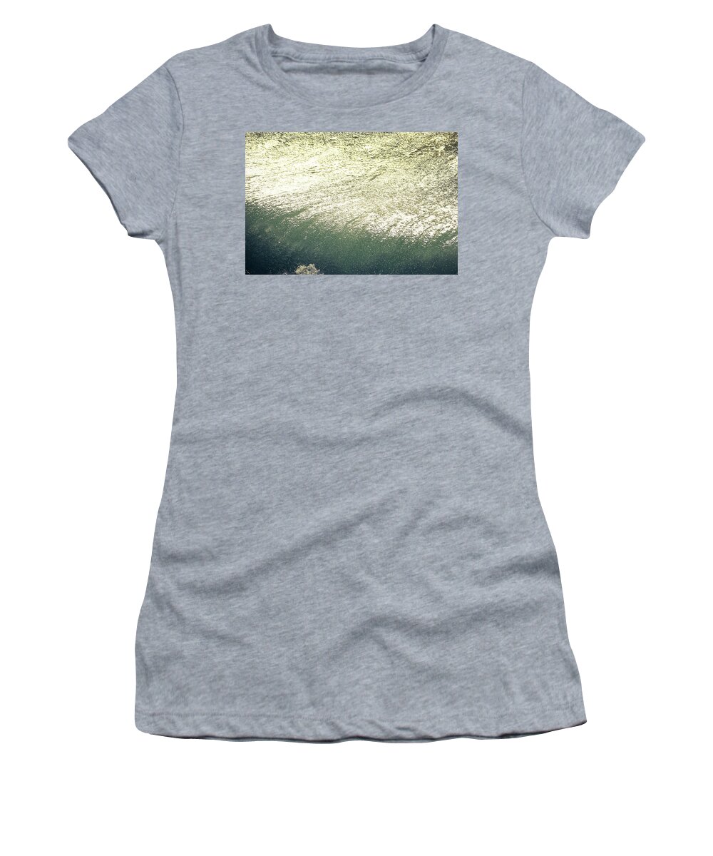 Sea Women's T-Shirt featuring the photograph Glitter Rush by Sean Davey